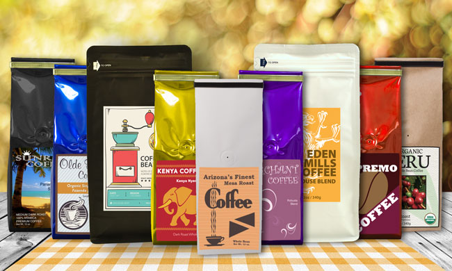 Private clearance label coffee