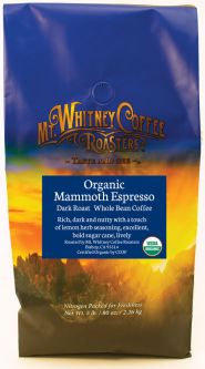 Organic Mammoth Espresso 5lb Bag