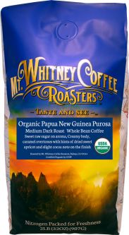 Organic Papua New Guinea Purosa - 2lb Bag